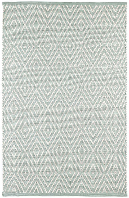 Diamond Light Blue/lvory lndoor/Outdoor 180x270