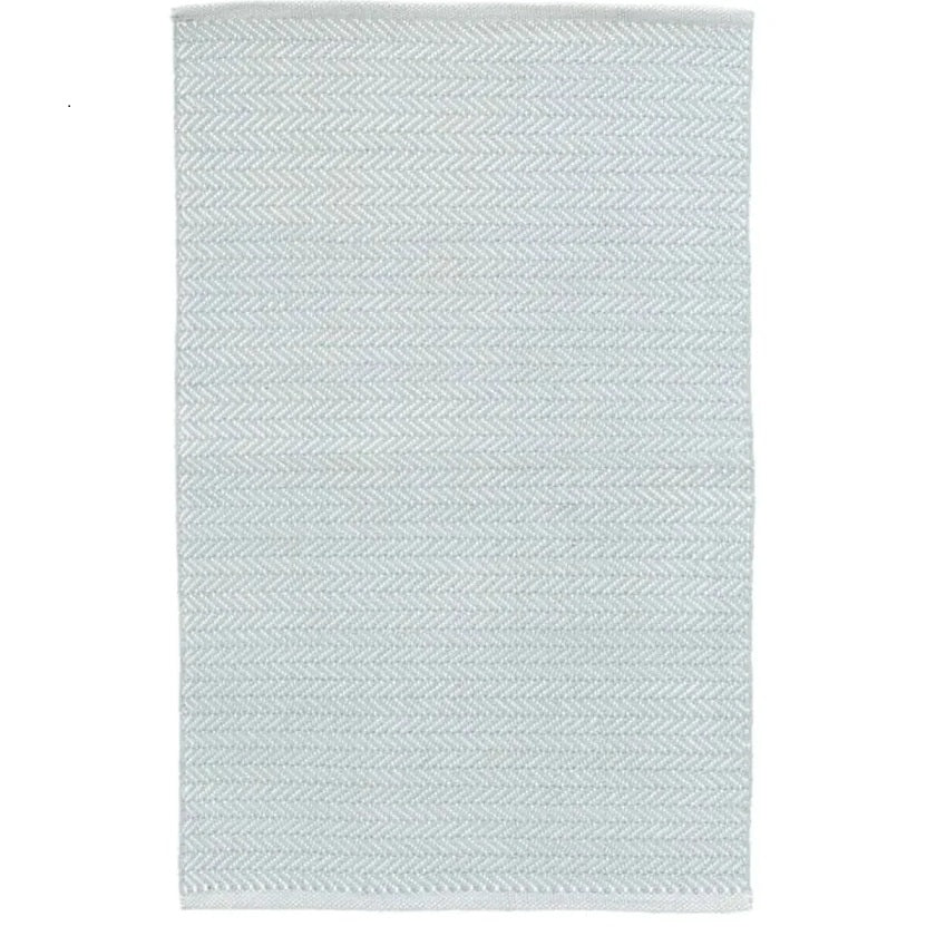 Herringbone Light Blue/lvory lndoor/Outdoor 180x270