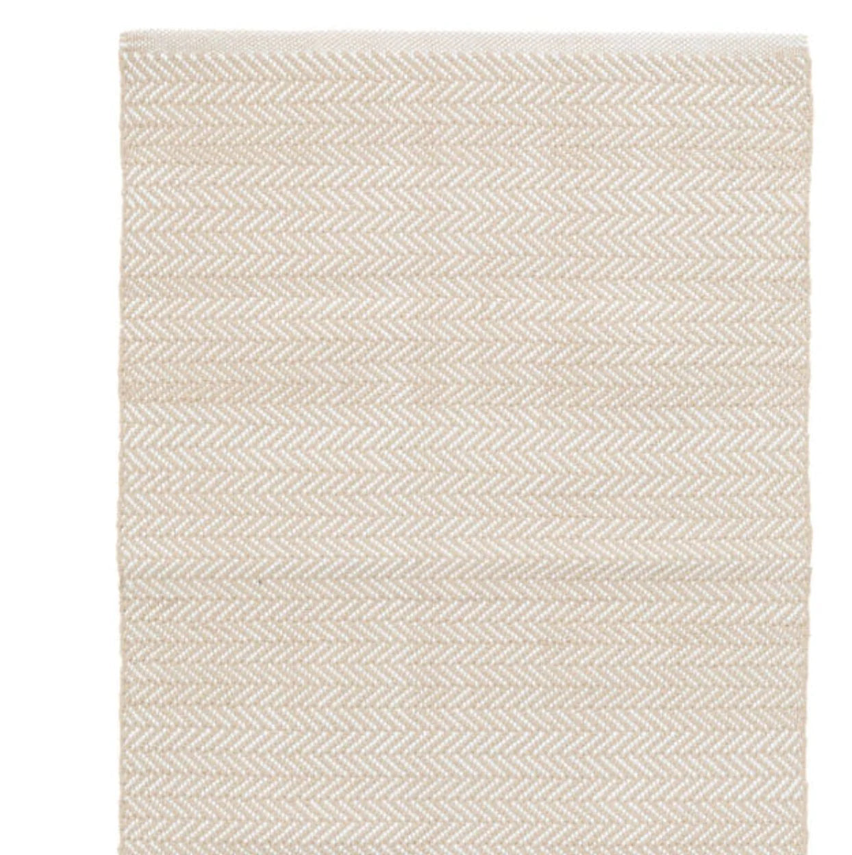 Herringbone Linen/White lndoor/Outdoor 180x270