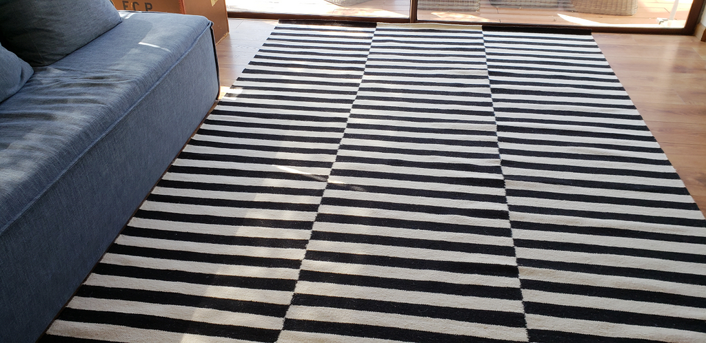 Kelim Black 200x300
