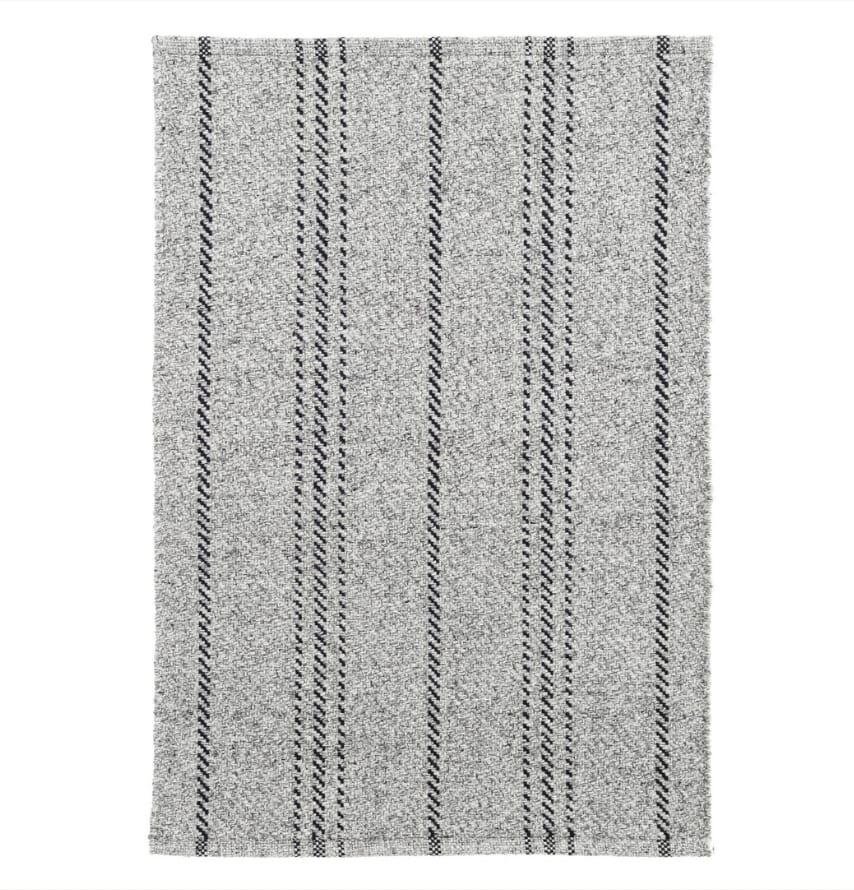 Melange Stripe Gris/Negro 150x240 cm