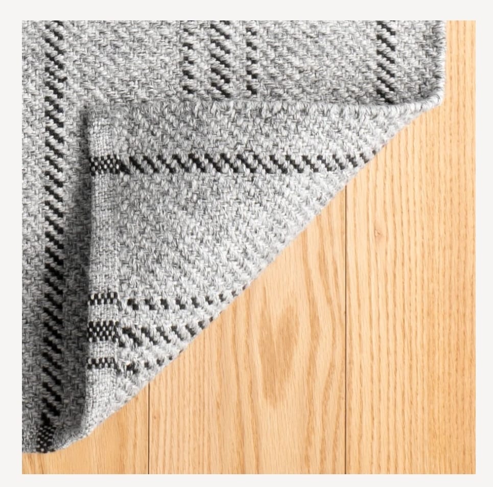 Melange Stripe Gris/Negro 150x240 cm